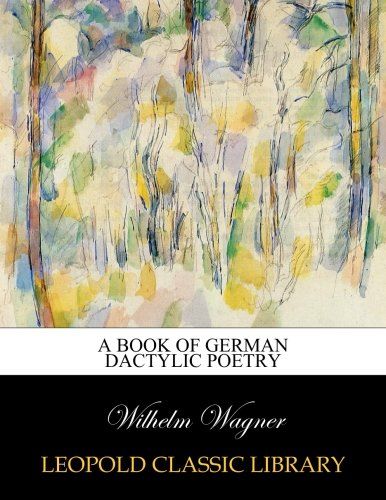 A book of German dactylic poetry