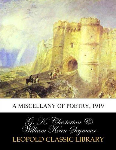 A miscellany of poetry, 1919
