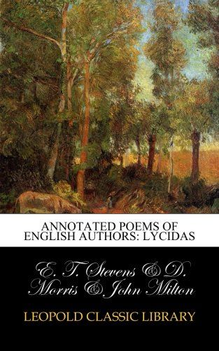 Annotated poems of English authors: Lycidas