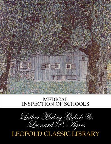 Medical inspection of schools