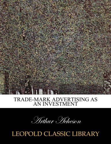 Trade-mark advertising as an investment