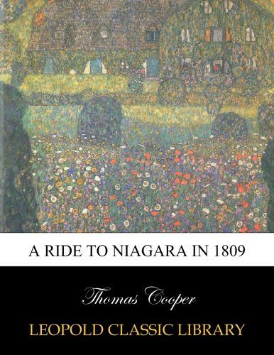 A ride to Niagara in 1809