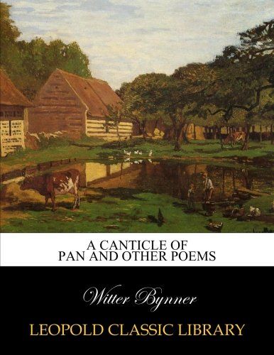 A canticle of pan and other poems