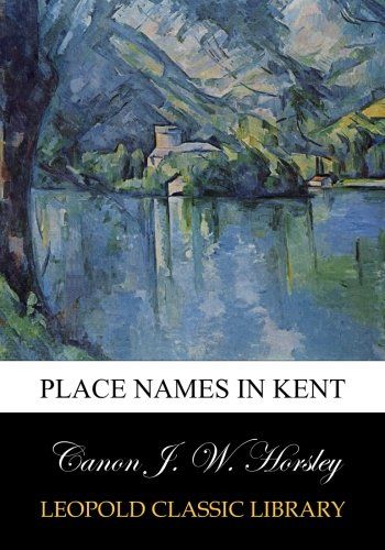 Place names in Kent