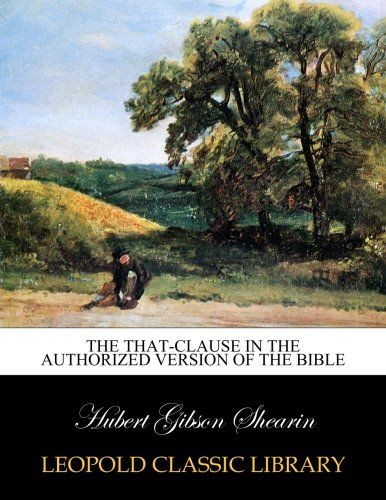 The that-clause in the authorized version of the Bible