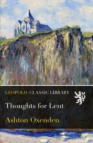 Thoughts for Lent