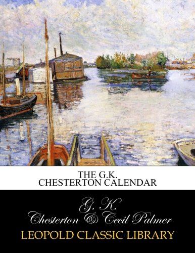 The G.K. Chesterton calendar