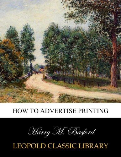 How to advertise printing