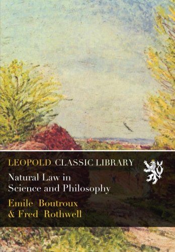 Natural Law in Science and Philosophy