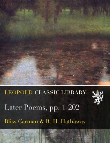 Later Poems, pp. 1-202